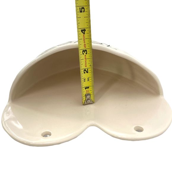 Rae Dunn VALENTINE XOXO Puff Heart Ceramic Wall Planter NEW - Picture 6 of 8